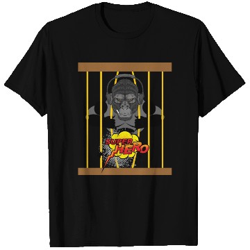 Discover monkey super hero T Shirts