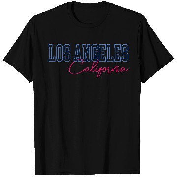 Discover Womens Los Angeles California Letter Print Half T Shirts