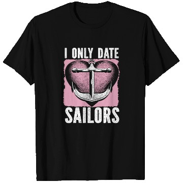 Discover Sailing Anchor Sailboat Sailor T Shirts
