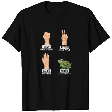 Discover Rock Paper Scissors Nothing Beats Turtles Funny Tu T Shirts