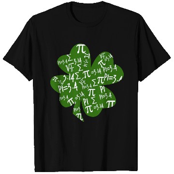 Discover St Patrick s Day PI T Shirts Green Shamrock PI Teez