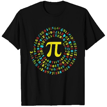 Discover Pi Spiral Pi Day T Shirts