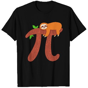 Discover Pi Sloth Math Mathematician Teacher Gift T Shirts