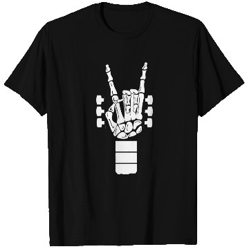 Discover Metal Producer Skeleton Hand Guitar T Shirts