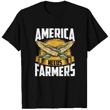 Discover America Needs Farmers Agriculture Farmer Corn T Shirts