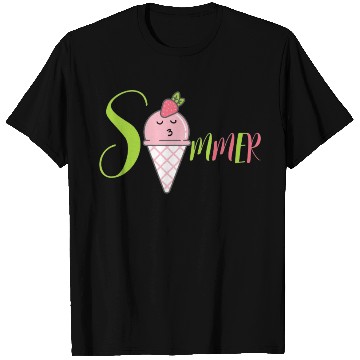 Discover Summer ice cream T Shirts