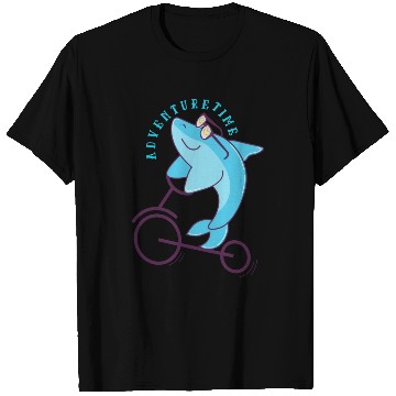 Discover Shark riding a bike | bicicle T Shirts