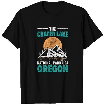 Discover The Crater Lake National Park USA Oregon America T Shirts
