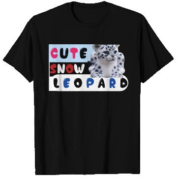Discover Cute Snow leopard |big cats T Shirts