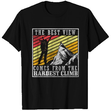 Discover Mountaineering Mountaineering Mountains T Shirts