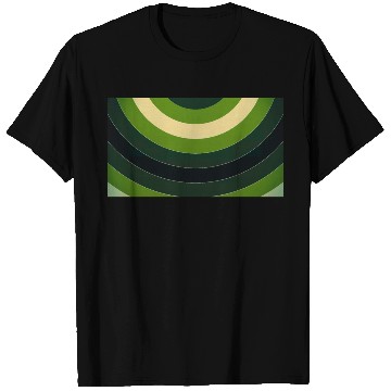 Discover Colorful paint curves spinning with a spectrum T Shirts