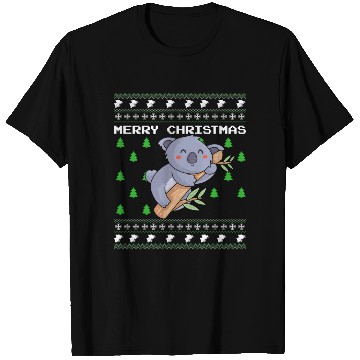 Discover Ugly Christmas Sweater Koala T Shirts