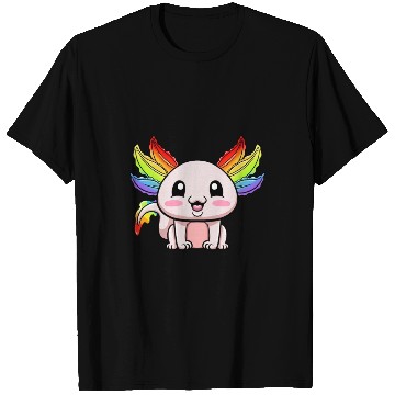 Discover Axolotl LGBTQ Gay Pride Rainbow Flag LGBT T Shirts