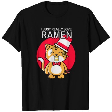 Discover Cat Ramen Lover I Just really love Ramen T Shirts
