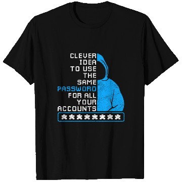 Discover Password hacking Cyber Security T Shirts
