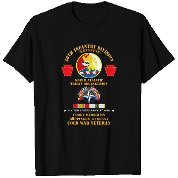 Discover Army 28th Inf Div NATO Goppingen Germany w COLD SV T Shirts