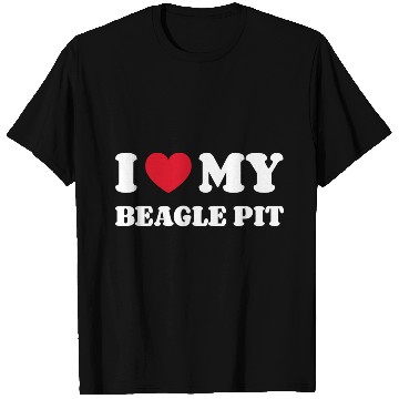 Discover I Love My Beagle Pit T Shirts