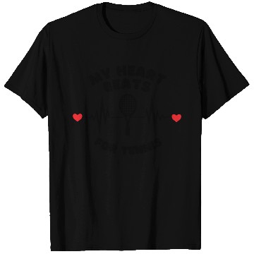 Discover My Heart Beats For Tennis T Shirts