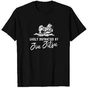 Discover Easily Distracted By Jiu Jitsu Brazilian JiuJitsu T Shirts