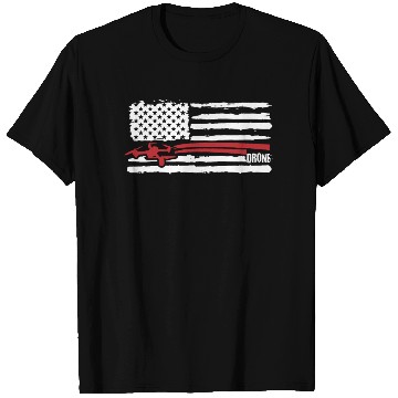 Discover Drone Flying , Drones, US FLAG Drone T Shirts