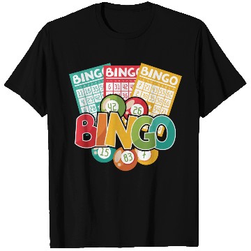 Discover Fun Lucky Bingo Gambling Night Balls Cards T T Shirts