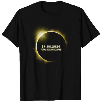 Discover Total Solar Eclipse 4.08.24 Totality Solar Eclipse T Shirts