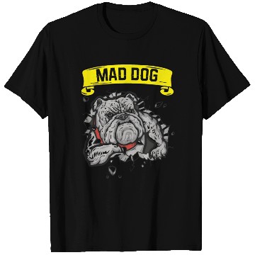 Discover Mad dog pitbill lover T Shirts