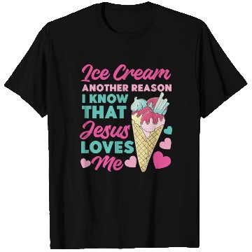 Discover Ice Cream Christian Jesus Cone Ice T Shirts