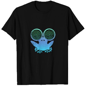 Discover Hypnotic Frog Blue T Shirts