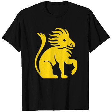 Discover leo zodiac gold lion king T Shirts