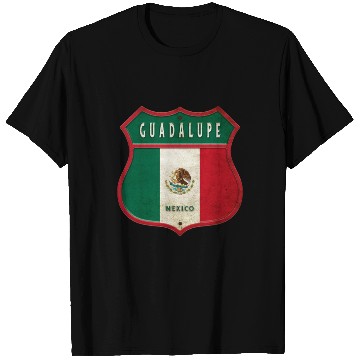 Discover Guadalupe Mexico crest design T Shirts