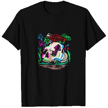 Discover Psychedelic Magic Mushroom - Space Shroom T Shirts