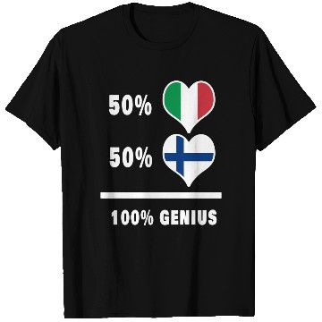 Discover Italy and Finland genius / gift T Shirts