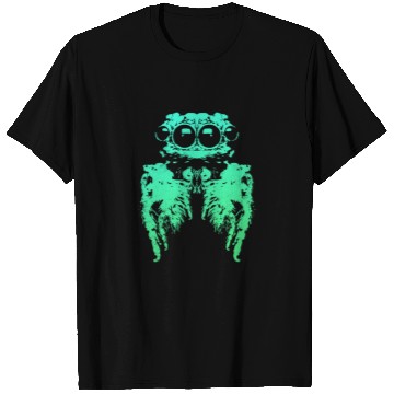 Discover Spider Eyes - Green T Shirts