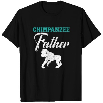 Discover Chimpanzee Father Monkey Wildlife Animal Zookeeper T Shirts