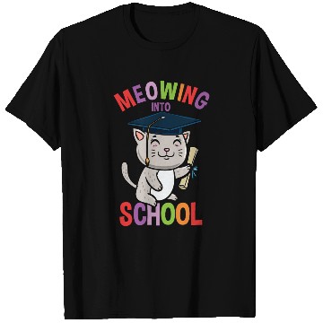 Discover Moewing Into School Cat Back To School T Shirts