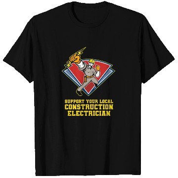 Discover Electrician Electrical Engineer Lineman T Shirts