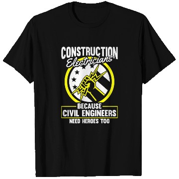 Discover Electrician Electrical Engineer Lineman T Shirts