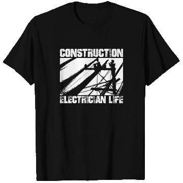 Discover Electrician Electrical Engineer Lineman T Shirts