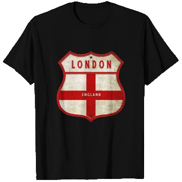 Discover London England coat of arms T Shirts