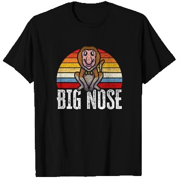 Discover Big Nose Proboscis Monkey Ape Wildlife Zookeeper T Shirts