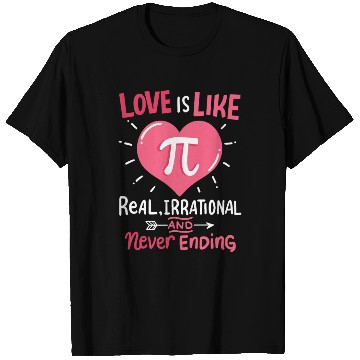 Discover Funny Valentines Day Gift for Him Her Love Is T Shirts
