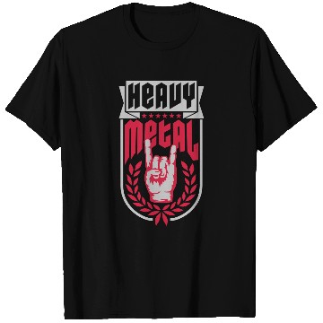 Discover Heavy metal 2 hands T Shirts