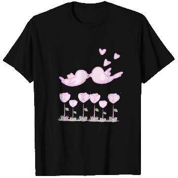 Discover love bird animals nature flowers T Shirts