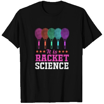 Discover Badminton Funny Sports It Is Racket Science T Shirts
