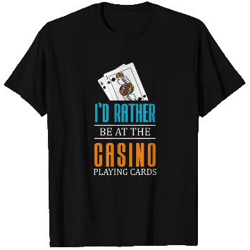 Discover Gambling Winner Dice Blackjack T Shirts
