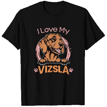 Discover I Love My Vizsla T Shirts