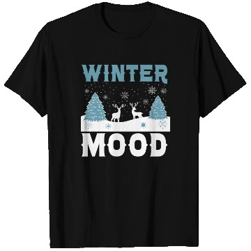 Discover Winter Mood Snow Snowy Climate Winter Season T Shirts