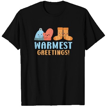 Discover Warmest Greetings Snow Snowy Climate Winter Season T Shirts
