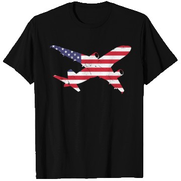 Discover American Flag Airplane Stars And Stripes T Shirts